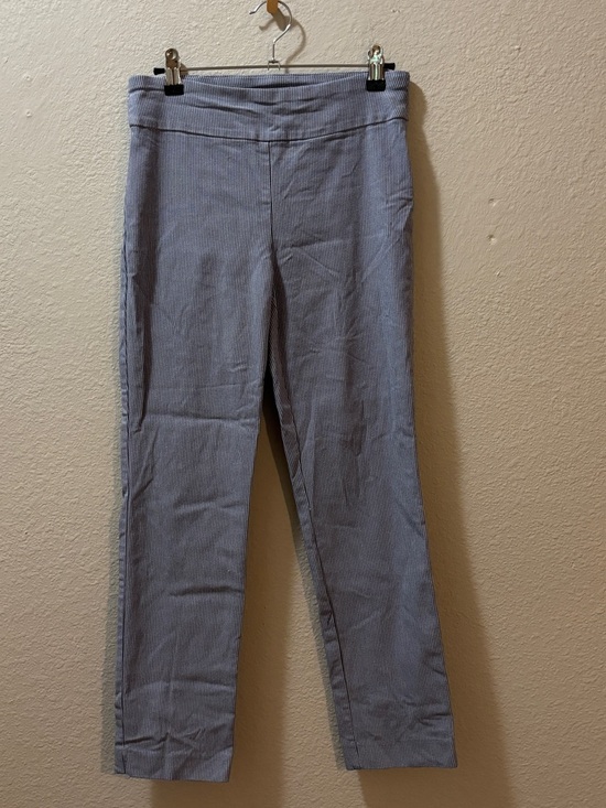 Van Heusen Pants - Van Heusen Blue Stripe Ankle Dress Pants Size 6